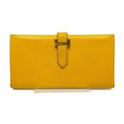 Hermès Vintage Begagnade plånböcker Yellow, Dam