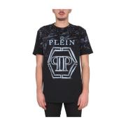 Philipp Plein T-Skjorta SS-hexagon Black, Herr