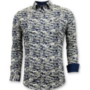 Gentile Bellini Lyxiga Designskjortor - Digitalt Tryck Slim Fit - 3043...