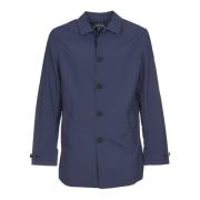 Save The Duck Blå Hamilton Trench Coat Blue, Herr