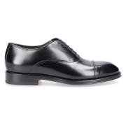 Santoni Oxford01 Kalvskinn Affärsskor Black, Herr