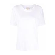 Khaite Kortärmad T-shirt White, Dam