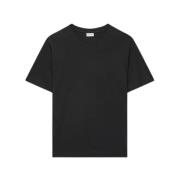 Dries Van Noten Bas Svart T-Shirt - 100% Bomull Black, Dam