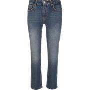 Anine Bing Smalt skuren jeans Blue, Dam