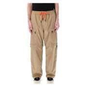 Moncler Wide Leg Cargo Byxor Beige, Herr