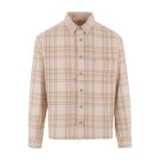 John Elliott Casual Shirt for Men Beige, Herr