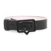 Chiara Ferragni Collection Belts Black, Dam