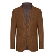 Boggi Milano Ulljacka med avtagbar bib Brown, Herr