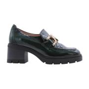 Hispanitas Elegant Balade Mocassin Klackar Green, Dam