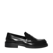 Guglielmo Rotta Svart Läder Moccasin 2429 Black, Dam