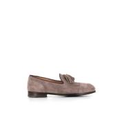 Alberto Fasciani Grå Mocka Tassel Loafers Gray, Dam