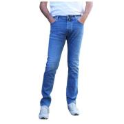 Jacob Cohën Slim Fit Bomullsjeans med Stretch Blue, Herr