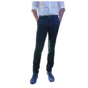 Mason's Slim Fit Corduroy Chino Byxor Blue, Herr