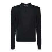 Lanvin Svarta Tröjor för Män Black, Herr