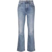 Khaite Bootcut Flare Jean Blue, Dam