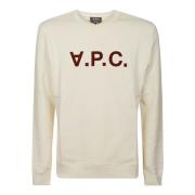 A.p.c. Off-White Sweatshirt Beige, Herr