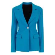 The Attico Exklusiv Dam Blazer Jacka Blue, Dam