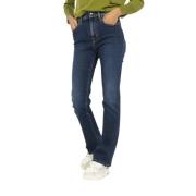 Jacob Cohën Kate Straight Flare Jeans Blue, Dam