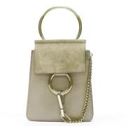 Chloé Pre-owned Pre-owned Mocka axelremsvskor Gray, Dam