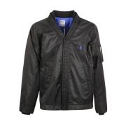 Marcelo Burlon Svarta Cross Kimono Bomber Jackor Black, Herr