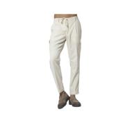 Gran Sasso Cargo Corduroy Byxor i Off-White Beige, Herr