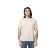 Gran Sasso Kortärmad T-shirt Beige, Herr