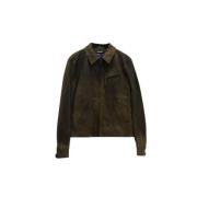 Ralph Lauren Pre-owned Pre-owned Läder ytterklder Brown, Dam