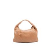 Bottega Veneta Vintage Förägande Brunläder Bottega Veneta Hobo Väska B...