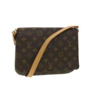 Louis Vuitton Vintage Pre-owned Canvas louis-vuitton-vskor Brown, Dam