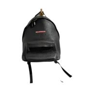 Balenciaga Vintage Pre-owned Läder ryggsckar Black, Unisex