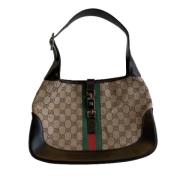 Gucci Vintage Pre-owned Canvas gucci-vskor Beige, Dam