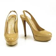 Christian Louboutin Pre-owned Pre-owned Sandaler Beige, Dam