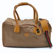 Gucci Vintage Pre-owned Canvas resvskor Beige, Unisex