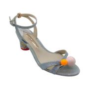 Sophia Webster Pre-owned Pre-owned Canvas sandaler Gray, Dam