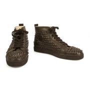 Christian Louboutin Pre-owned Pre-owned Läder sneakers Brown, Dam