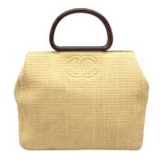 Chanel Vintage Pre-owned Mesh handvskor Beige, Dam