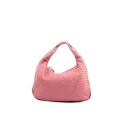 Bottega Veneta Vintage Pre-owned Läder axelremsvskor Pink, Dam