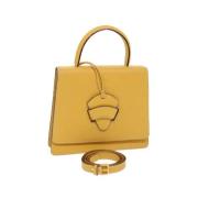 Loewe Pre-owned Pre-owned Läder handvskor Yellow, Dam