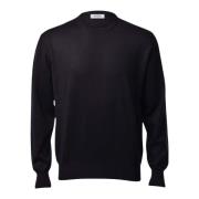 Gran Sasso Svarta Pullovers Black, Herr