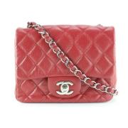 Chanel Vintage Begagnad Axelväska Red, Dam