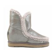 Mou Eskimo Kort Kilklack Boot - Elephant Grey Gray, Dam