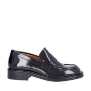 Billi Bi Svarta Polerade Läderloafers Black, Dam