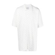 Chloé Nardin Långärmad Polo T-shirt med blommönster White, Herr