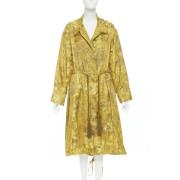 Oscar De La Renta Pre-owned Pre-owned Silke ytterklder Yellow, Dam