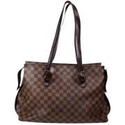 Louis Vuitton Vintage Bruna Läder Axelväskor Brown, Dam