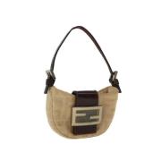 Fendi Vintage Pre-owned Canvas fendi-vskor Beige, Dam