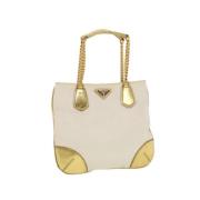 Prada Vintage Pre-owned Nylon prada-vskor White, Dam