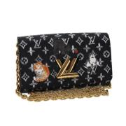 Louis Vuitton Vintage Pre-owned Canvas louis-vuitton-vskor Black, Dam