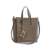 Louis Vuitton Vintage Förhandsägd Brun Canvas Axelväska Brown, Dam