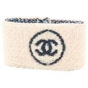 Chanel Vintage Förägda Canvasarmband - Utmärkt skick Pink, Dam